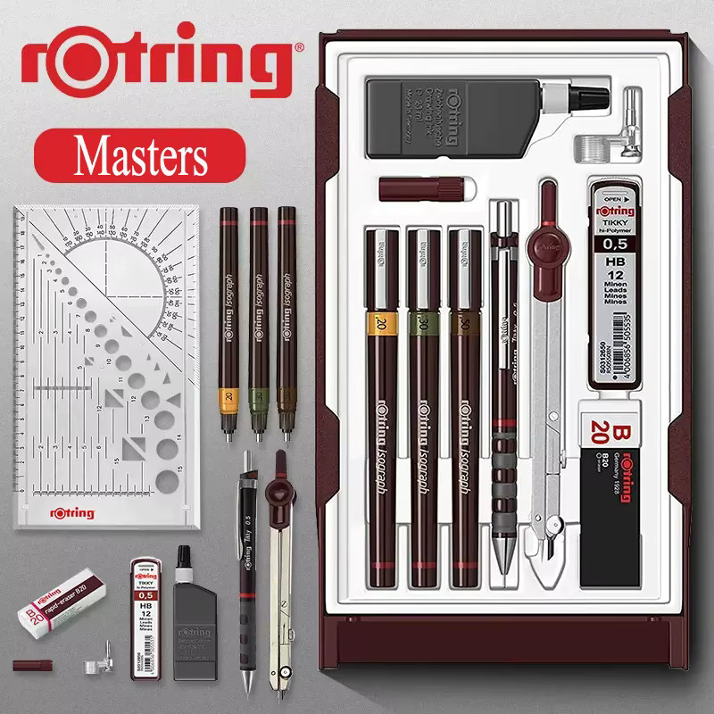 Rotring Isograph Nadelstift-Set professionelle Fineliner für Design und Architektur - Bild 1