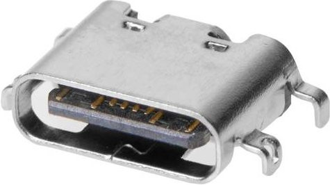 Molex 2169900003 USB-C Mid Mount Steckverbinder 16p in Gold und Silber - Bild 1