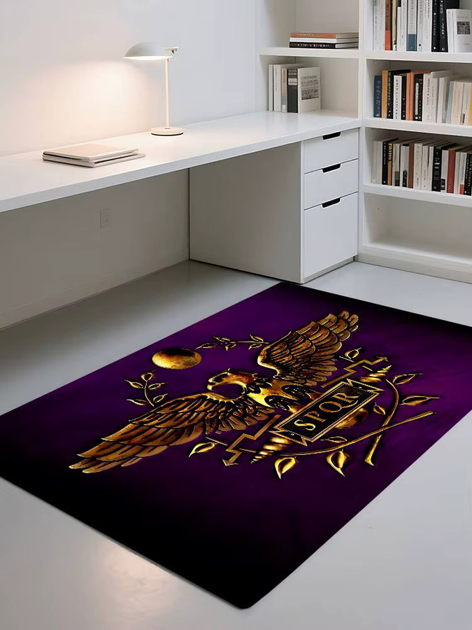 Wandteppich Rastar Estampado Romano S-sPQR-S im Art Deco Design mit Tier-Motiven, Farbe: Lila, B/H: 60 x 40 cm - Bild 3