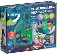 Clementoni Experimentierkasten Natur unter dem Mikroskop für Kinder ab 8 Jahren - Bild 1