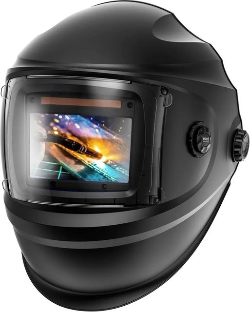 Stahlwerk Schweißhelm Bullet 3 in 1 Automatik Schweißschild in Schwarz mit getöntem Sichtschutz - Bild 1