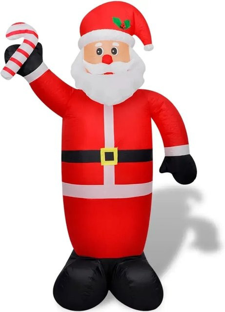 vidaXL Aufblasbarer Weihnachtsmann in Rot, Höhe: 240 cm - Bild 1