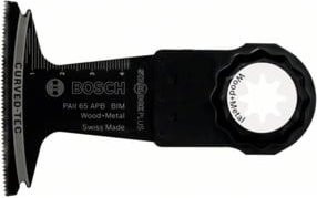 Bosch BIM Tauchsägeblatt PAII 65 APB für Holz und Metall, Bimetal, Schwarz, Durchmesser: 65 mm, Breite: 50 mm - Bild 1
