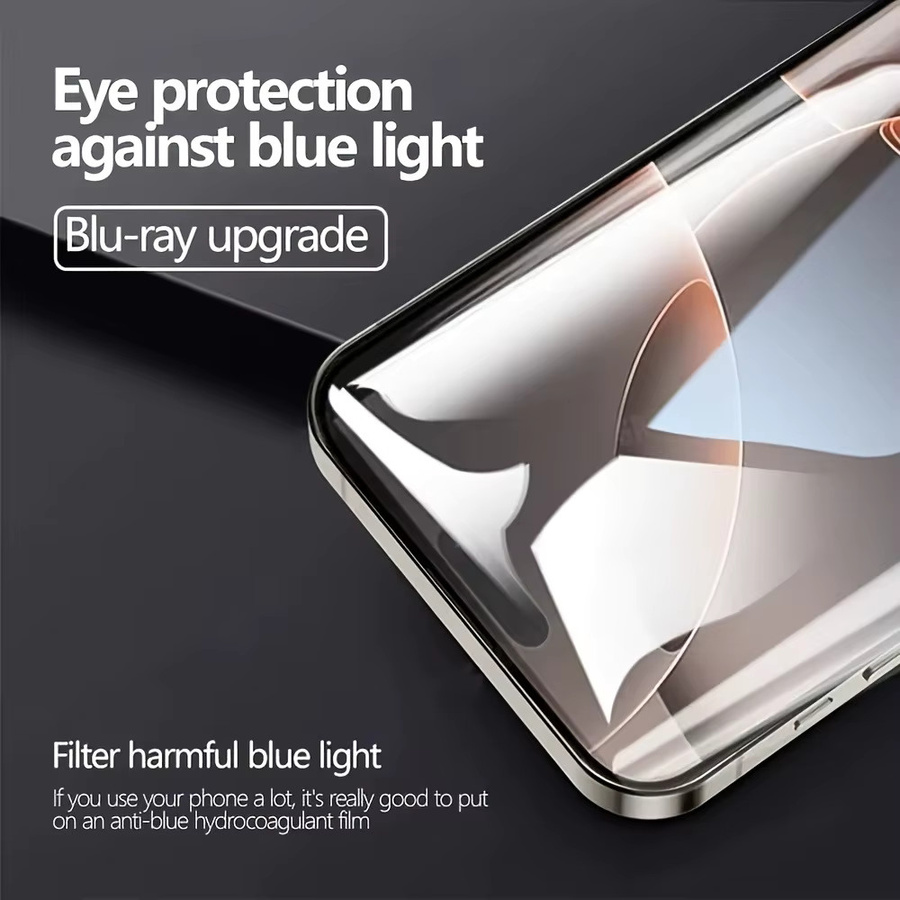 NNBILI 4er-Set Hydrogel-Displayschutzfolie für iPhone 17 16 15 14 13 12 11 Pro Max 17e 17Air, transparent und glänzend - Bild 4