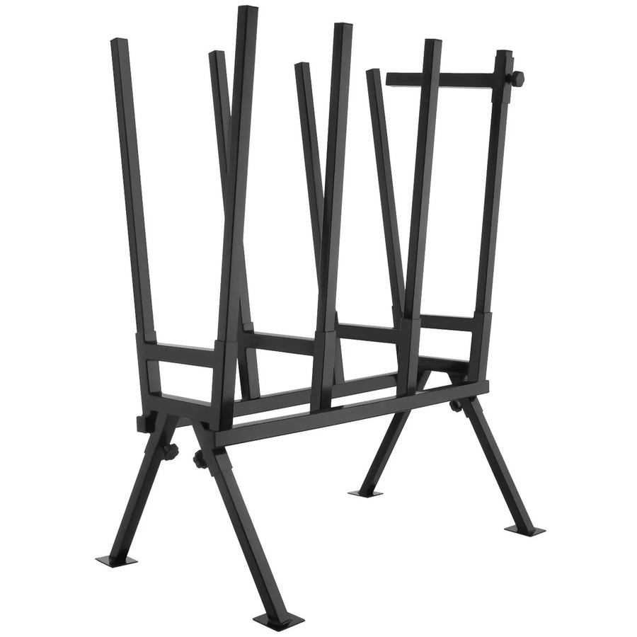 Tectake Holzsägebock aus Stahl in Schwarz B/T/H: 76 x 53 x 102 cm - Bild 2