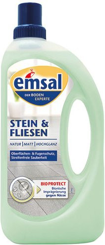 emsal Stein & Fliesen Bodenpflege für Natur-, Matt- und Hochglanzböden, 1,063 l, transparent - Bild 1