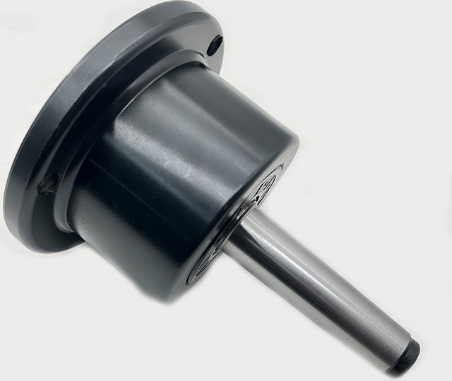 YINMAO Drehfutteradapter 160 mm Morsekegel-Flansch MT4 in Schwarz für 3- und 4-Backen-Drehfutter - Bild 1
