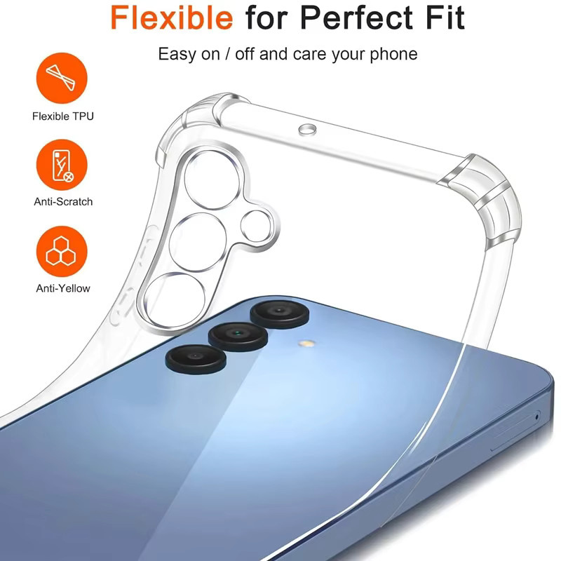 Stoßfeste transparente TPU Schutzhülle für Samsung Galaxy A17 A37 A57 A07 von Ricestate - Bild 2