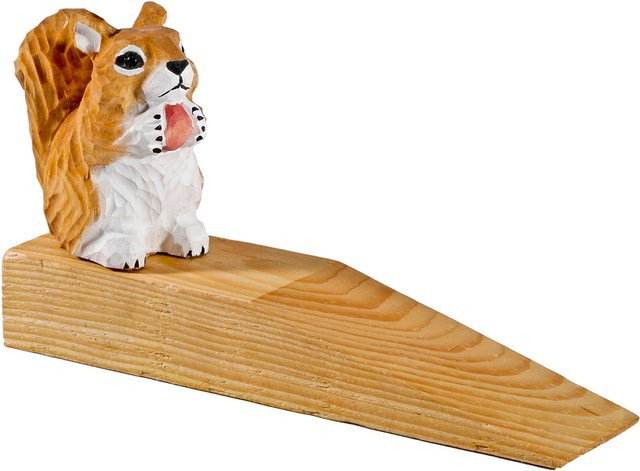 Türstopper Eichhörnchen von St. Benno Verlag in Braun aus Holz und Kunststoff - Bild 1