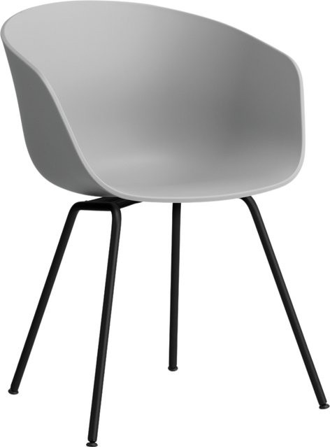 HAY About A Chair AAC 26 mit Armlehnen in Grau aus Polypropylen und Stahl - Bild 1