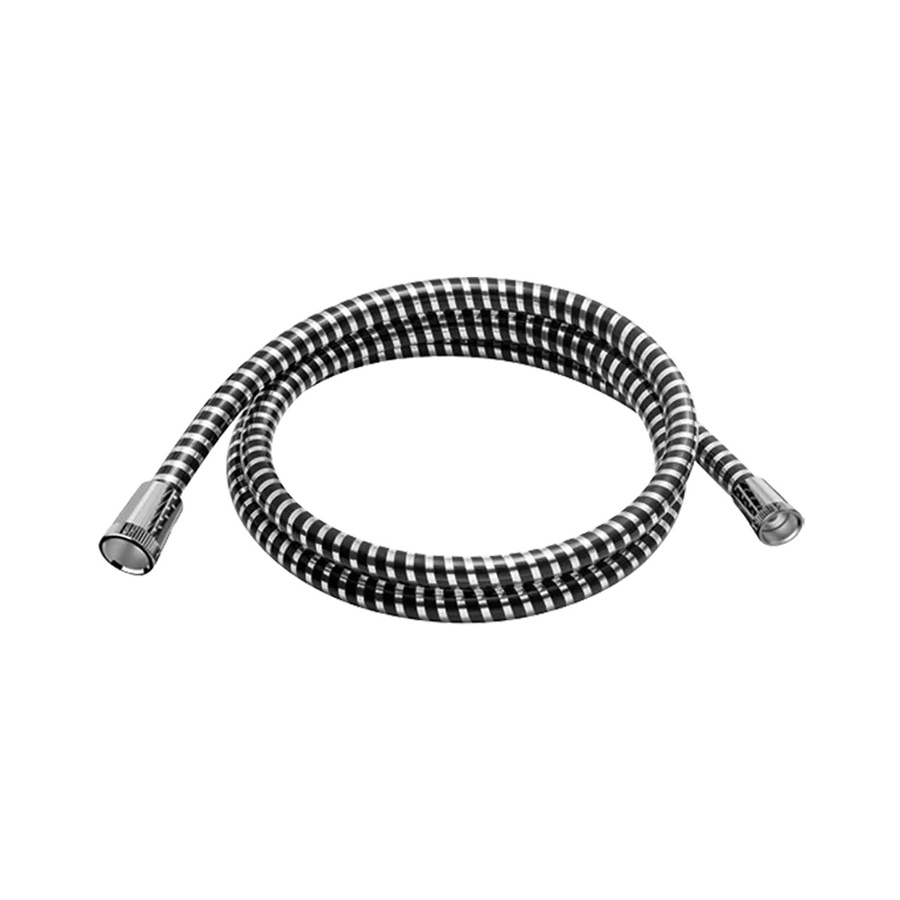 Delabie Brauseschlauch BICOLOR aus PVC in Silber/Mehrfarben, 1/2 Zoll, 120 cm, anti-kink und anti-twist - Bild 2