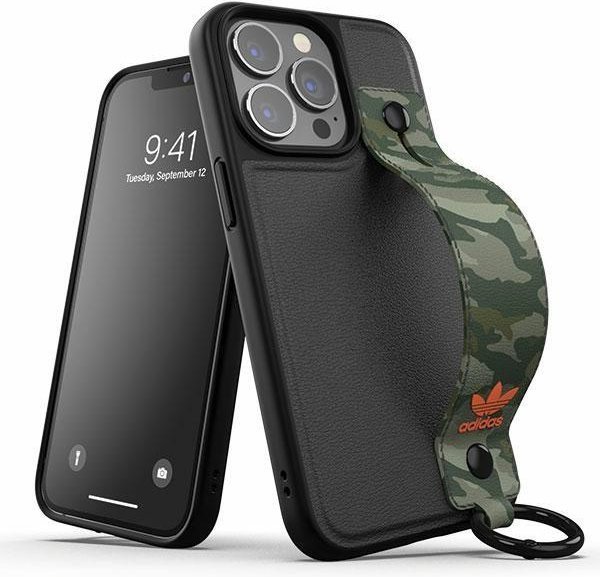 Adidas Handyhülle mit Handgriff für iPhone 13 Pro und iPhone 13 in Schwarz und Grün - Bild 1