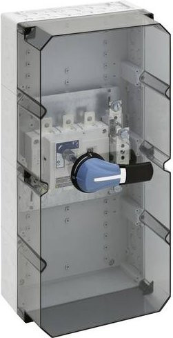 Spelsberg AKi-TE 425 Lasttrennschalter in Grau und Transparent mit einer Schaltspannung von max. 690 V/AC, B/T/H: 30,0 x 21,0 x 60,0 cm - Bild 1