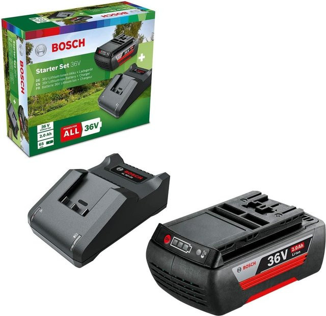 Bosch Akku-Starter-Set 36 V mit 2,0 Ah Akku und Ladegerät in Schwarz - Bild 2