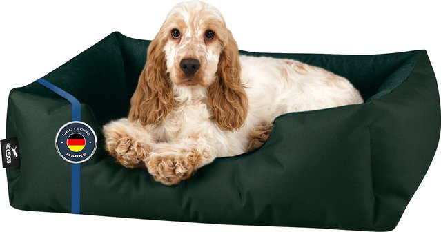 BedDog Hundebett ZARA Hundekissen als Hundesofa mit waschbarem Bezug in Grün - Bild 1