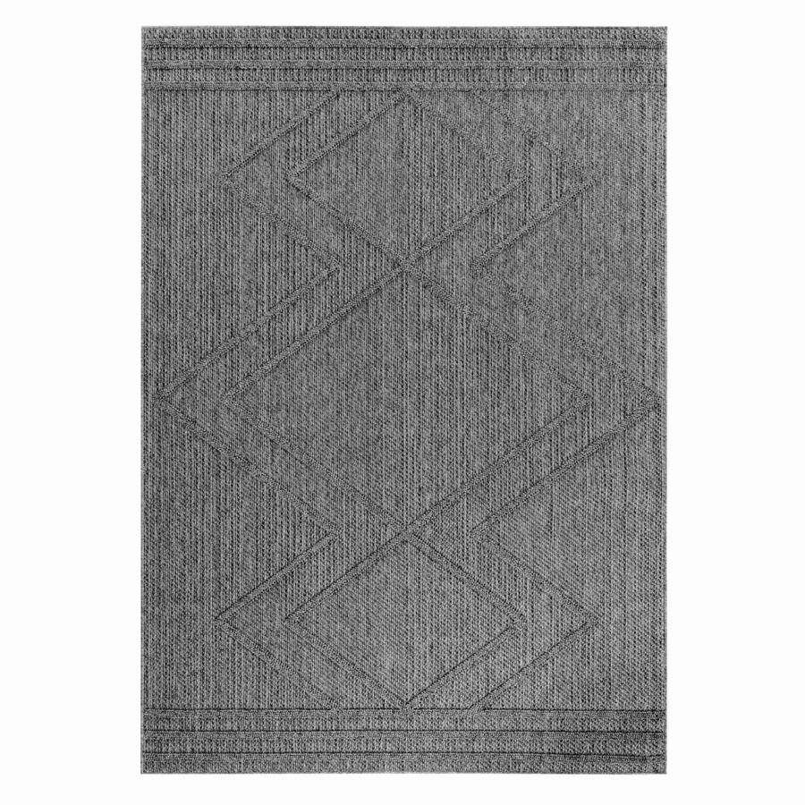 Ayyildiz In- und Outdoor-Teppich Patara in Grau mit Sisal-Optik, B/L: 120 x 170 cm - Bild 2