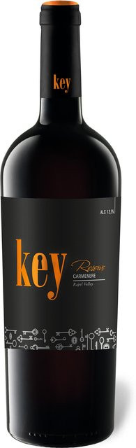 Key Reserve Carmenere Rapel Valley trocken Rotwein 2022 0,75 l - Bild 1
