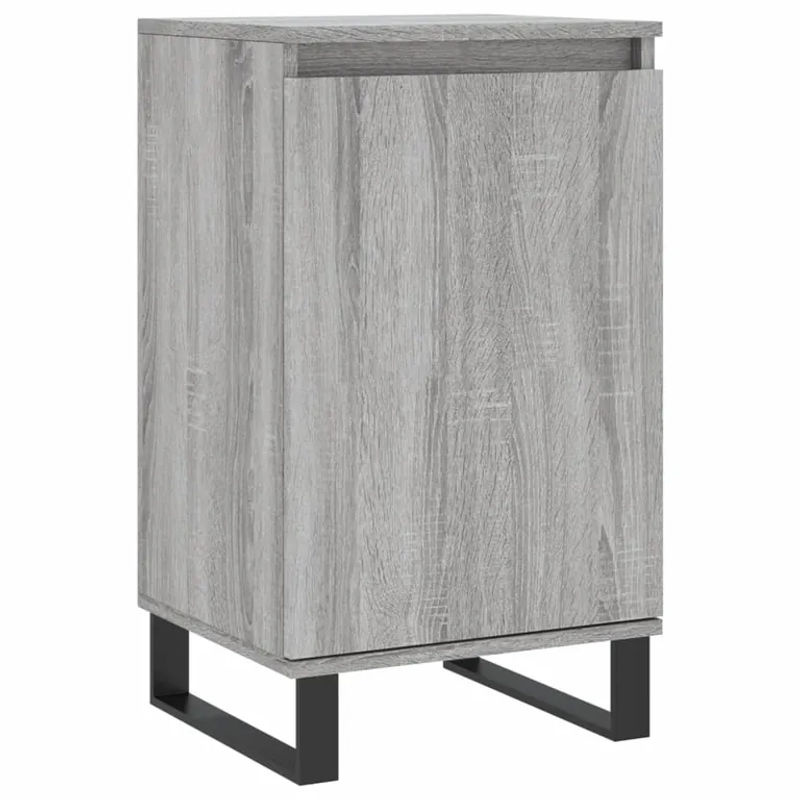 Vidaxl Kommode Modern in Grau aus Holzwerkstoff und Metall, B/T/H: 40 x 35 x 70 cm - Bild 7