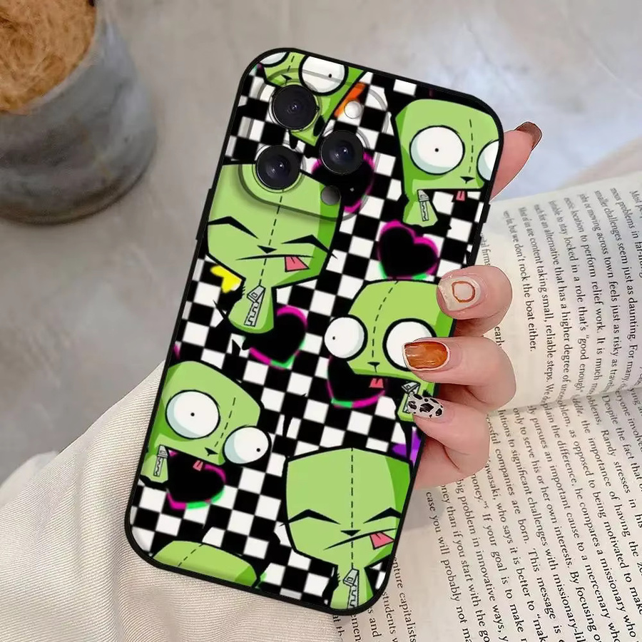 Mesuca Cartoon Handyhülle für iPhone in Schwarz und Multicolour aus weichem Silikon - Bild 5