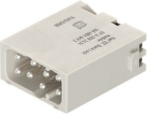 Harting Steckverbinder 1,5qmm männlich grau aus Kunststoff 09140082634 - Bild 1