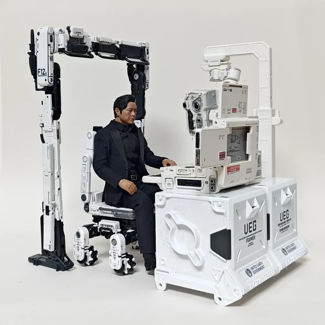 Bandai Ib-06 550c & 550w Deformation Roboter, Actionfigur, Umwandlung in Mecha und Würfel - Bild 1