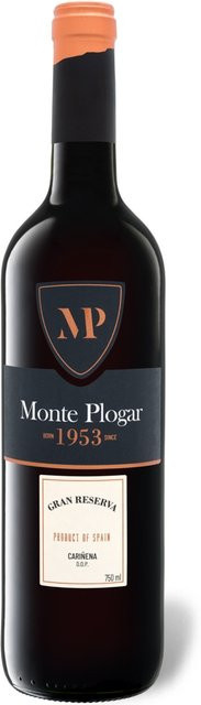 Monte Plogar Gran Reserva Cariñena DO trocken Rotwein 2019 0,75 l - Bild 1