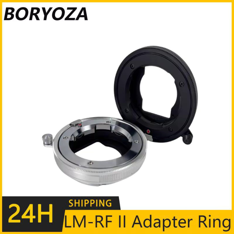 BORYOZA LM-RF II Elektronischer Makro-Adapterring für Leica M-Objektive auf Canon R, Silber - Bild 3