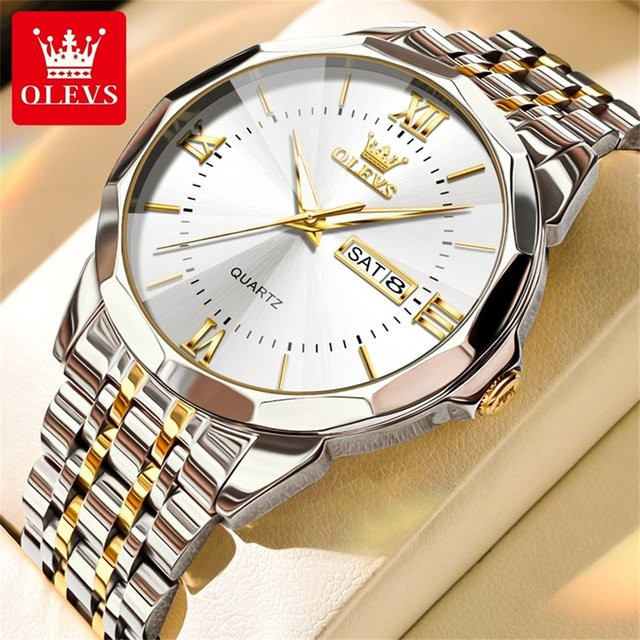 OLEVS Armbanduhr, Herren, Stahlarmband - Bild 1