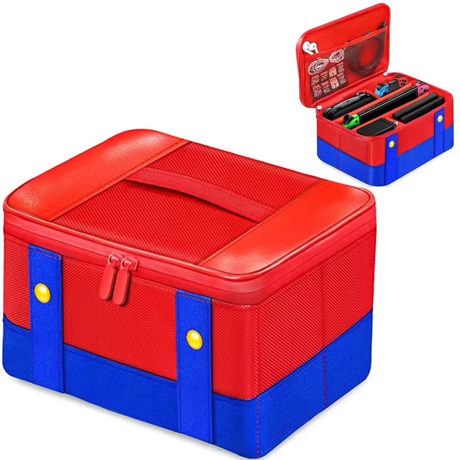 Tragbare Schutzhülle und Aufbewahrungsbox für Nintendo Switch, OLED und Lite inklusive Platz für Pro Controller und Zubehör - Bild 5