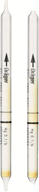 Dräger Röhrchen für Quecksilberdampf 01/b transparent - Bild 1