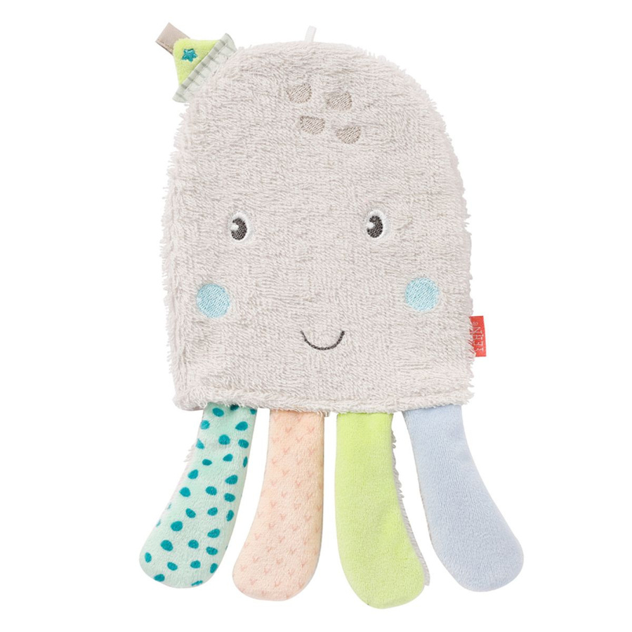 Fehn Waschhandschuh Oktopus Meereskinder mehrfarbig - Bild 1