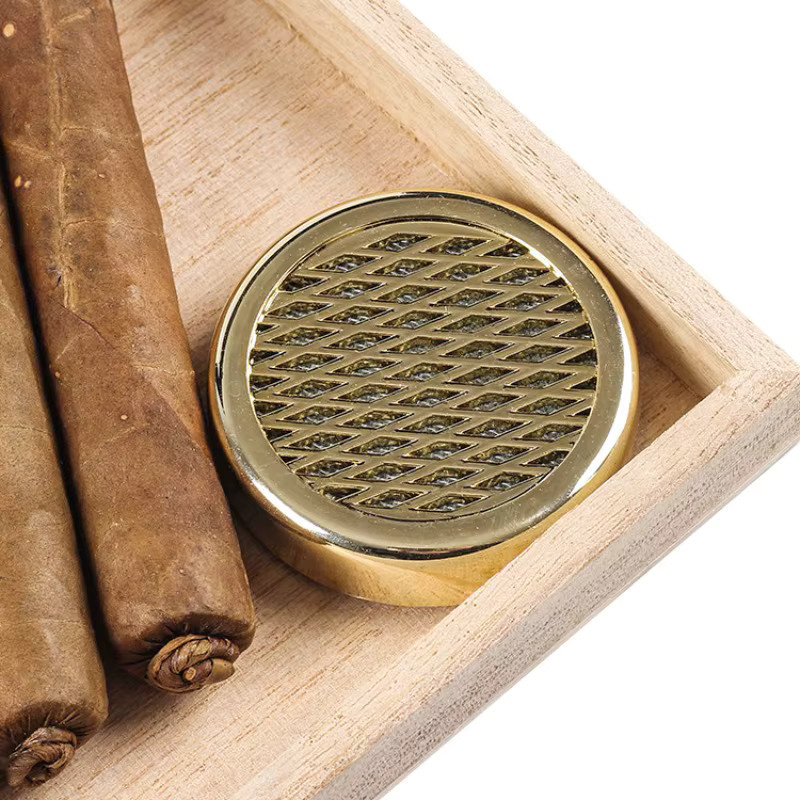 KeYi Zigarren-Befeuchtungstabletten in Gold für Humidore und Gläser, 57mm - Bild 3