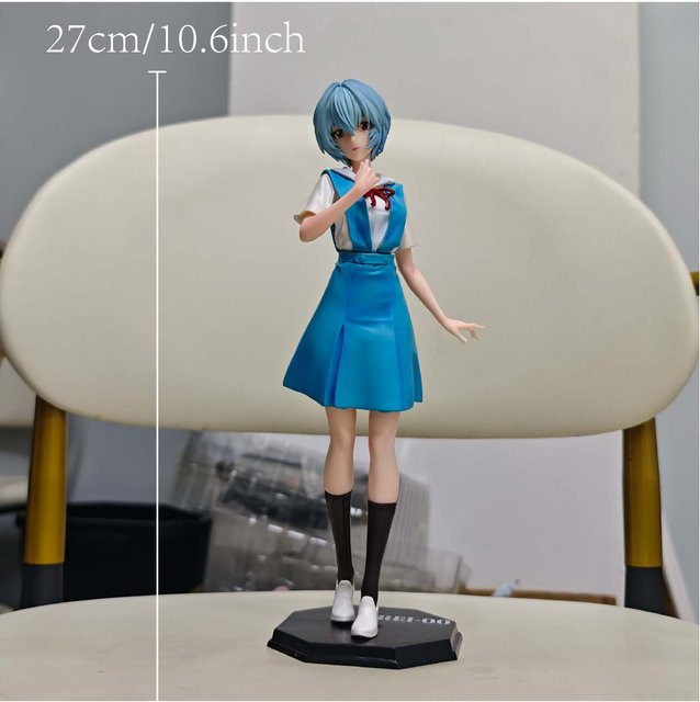 Discover Intime Rei Ayanami Actionfigur PVC Statue blau 27cm - Bild 1