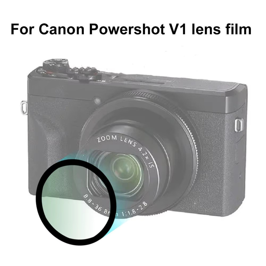 Canon HD-UV-Filter für Powershot V1, kratzfester High-Definition-Schutzlinsenfilter aus transparentem Glas mit Mehrfachbeschichtung - Bild 5