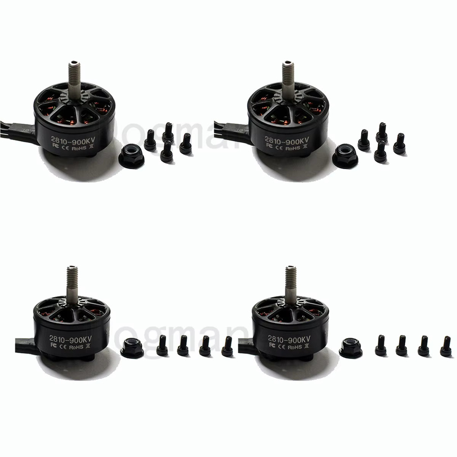 Dogmang 2810 900kv Bürstenloser Motor für FPV Racing Drohnen und Quadcopter, Schwarz - Bild 3