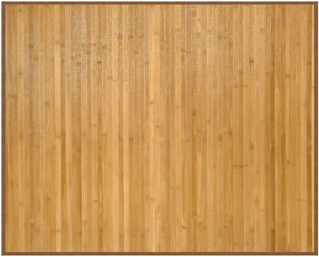 vidaXL Teppich Rechteckig Beige aus Bambus und Polypropylen B/T: 80 x 100 cm - Bild 1