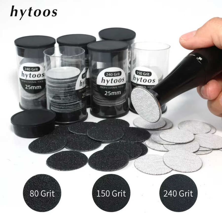 HYTOOS Schleifscheiben, 50 Stück, 25 mm, für Hornhaut und Nagelspitzen - Bild 2