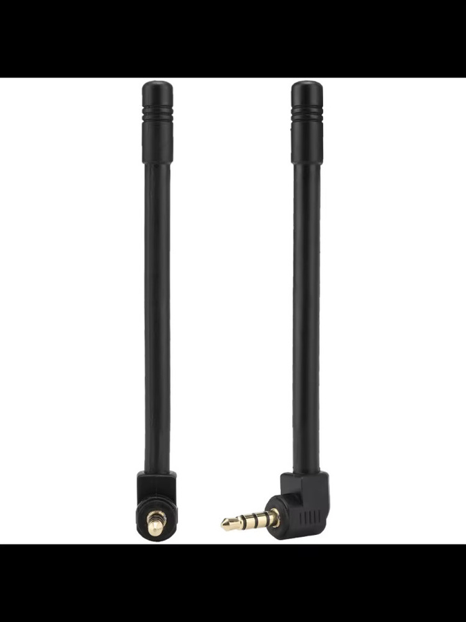 Qiilu Tragbarer FM-Radio Lautsprecher mit 3,5-mm-Antenne in Schwarz - Bild 3