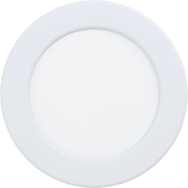 Eglo LED-Einbauspot Fueva 5, Weiß, dimmbar, warmweiß, Durchmesser: 11,7 cm - Bild 1