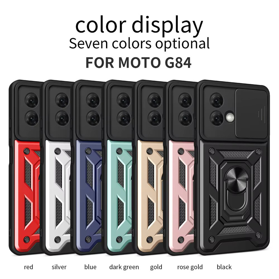 Stoßfeste magnetische Panzerhülle mit Kamera-Schutzring für Motorola Edge 70 Pro 60 50 Fusion Ultra in Pink - Bild 5