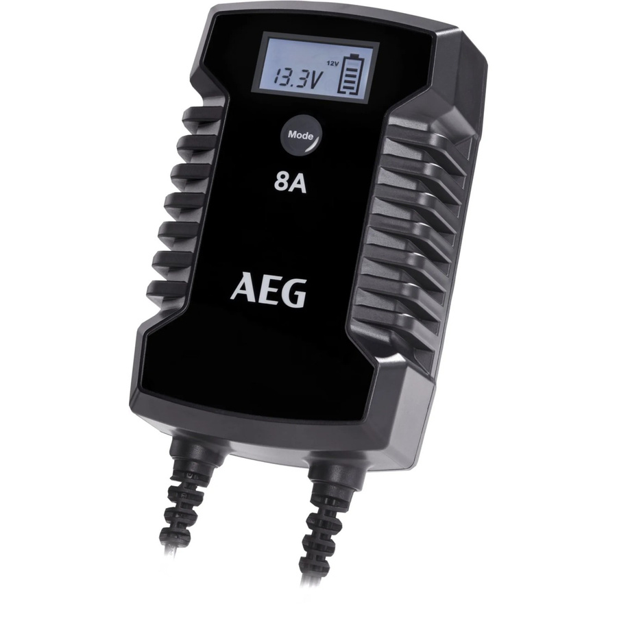 AEG Mikroprozessor-Batterieladegerät LD 8 A für 12 V und 24 V Blei-Säure-Batterien, Schwarz - Bild 2