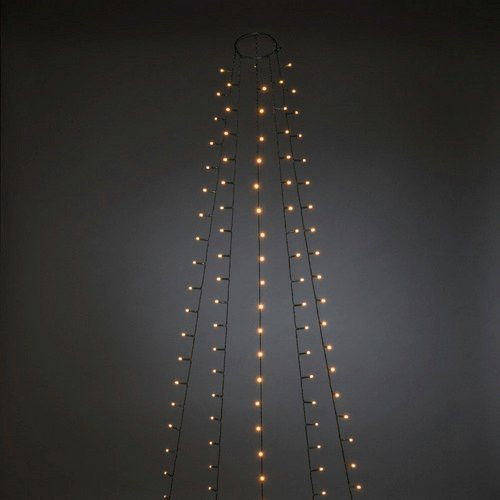 Konstsmide LED-Baummantel in Grün mit warmweißer Beleuchtung und Bernstein-Effekt - Bild 1