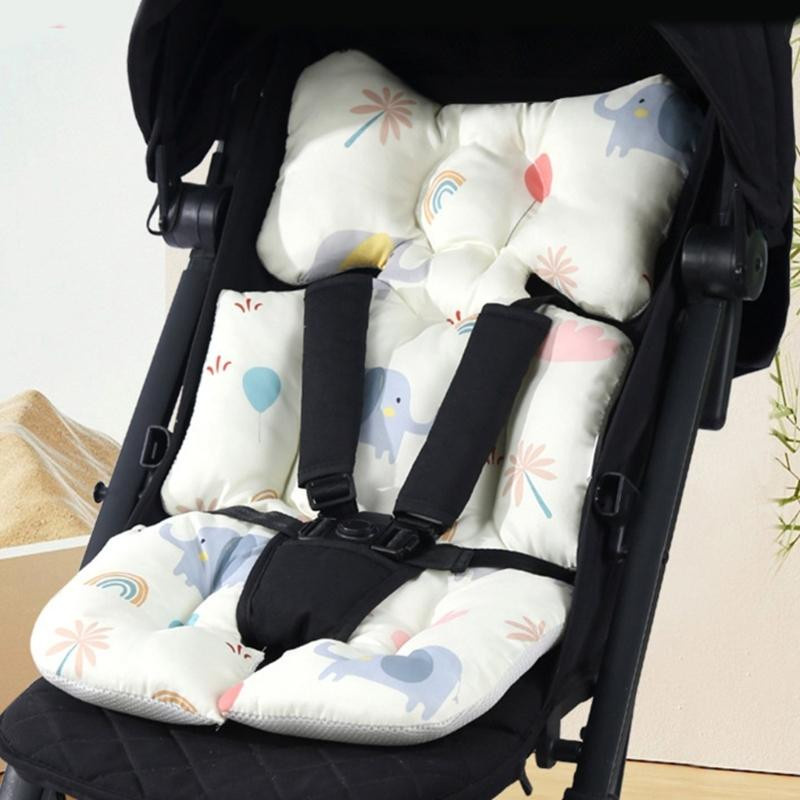 Dampfnudel Baby Kinderwagen Einlage aus atmungsaktiver Baumwolle in Multicolor - Bild 4