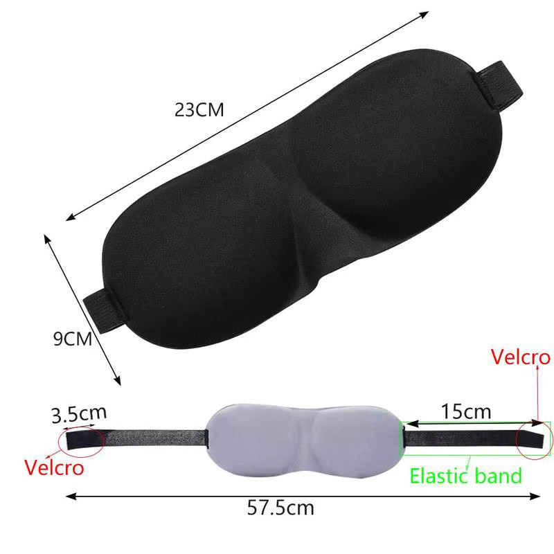 YUKUI 3D Schlafmaske Augenklappe, Unisex - Bild 6