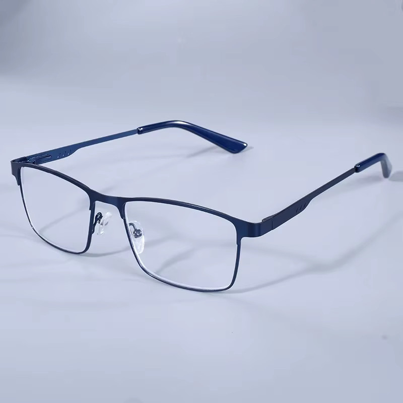Lesebrille Quadratisch, Metall, Vollrand, Herren - Bild 1