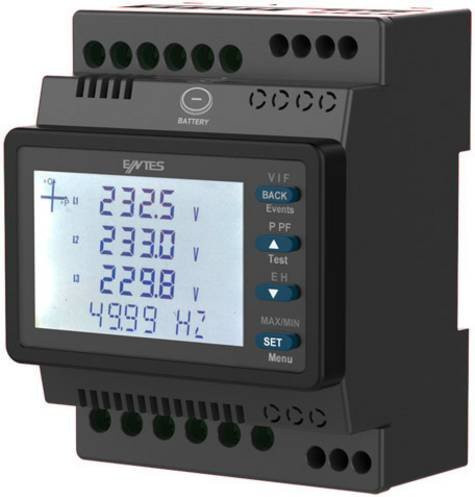 ENTES MPR-27S-23 Digitales Hutschienenmessgerät in Schwarz - Bild 1