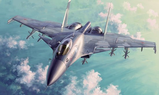 Trumpeter Russian Su-33 Flanker D, Modellfahrzeug, 1:72, Grau - Bild 1