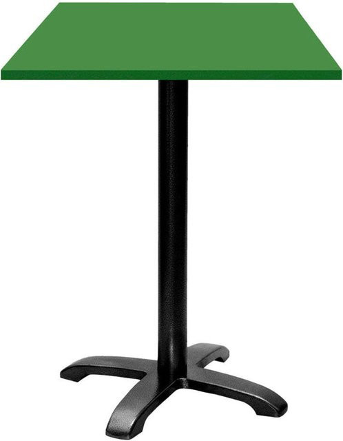 RestooTab Stehtisch Bazila quadratisch, Farbe Grün und Schwarz, B/T/H: 60 x 60 x 112 cm - Bild 1