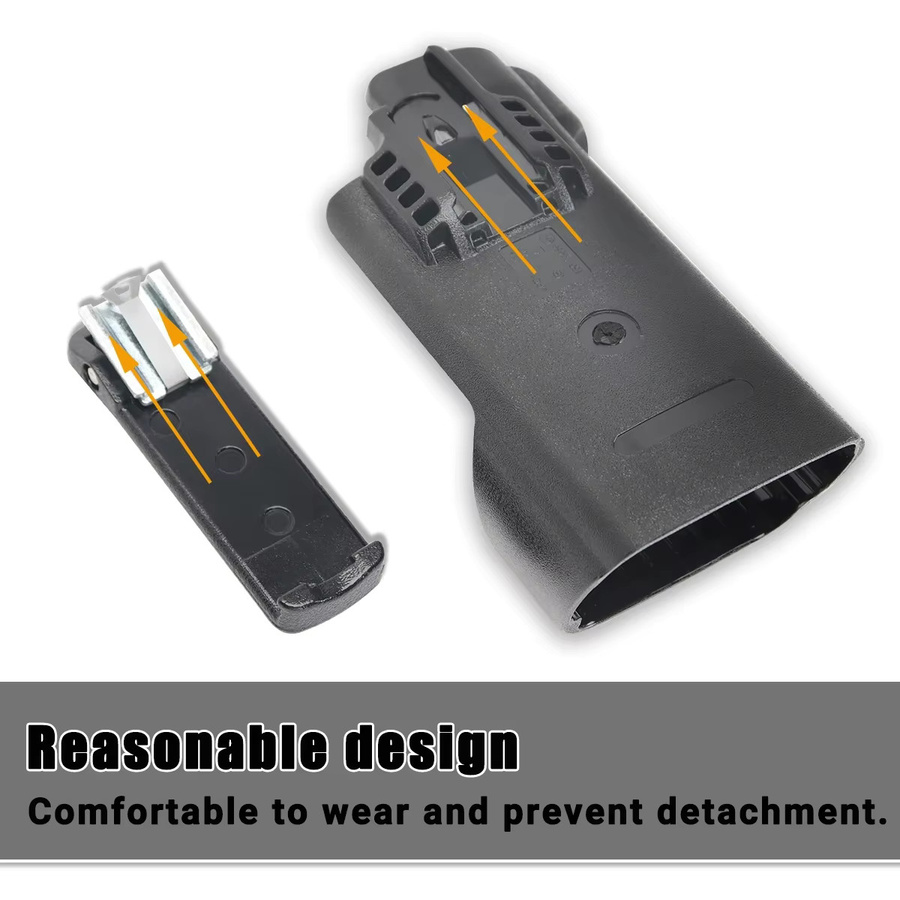Motorola Walkie Talkie Clip Holster für APX6000 und APX8000 in Schwarz PMLN5709 PMLN5709A - Bild 4