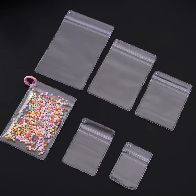 20 Stück transparente PVC-Aufbewahrungsbeutel für Schmuck, selbstverschließend und wiederverwendbar - Bild 3